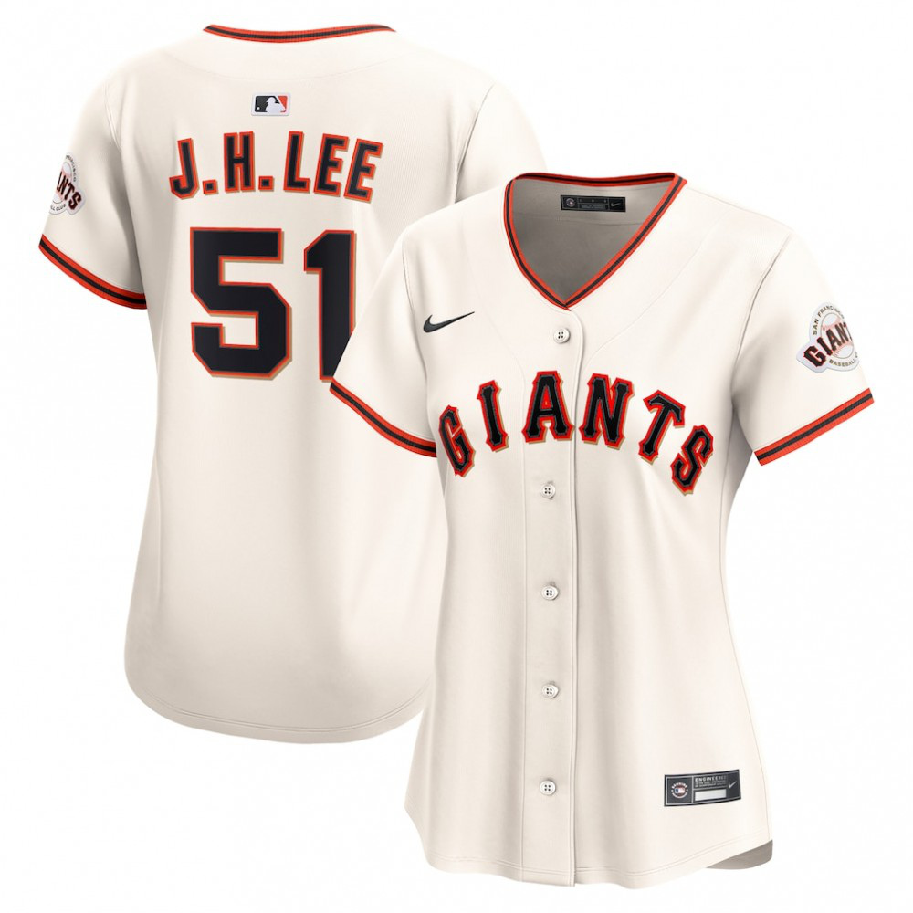 Jung Hoo Lee San Francisco Giants Women's Home Limited Jersey - Cream-Pro Kit Vault | Brand New 26/27 Sports Jerseys